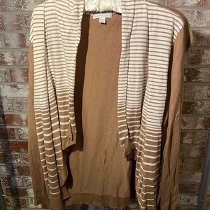 Cozy two tone cardigan